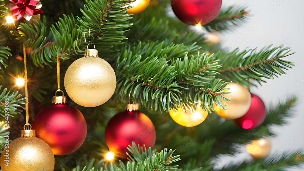 Macro christmas tree background Macro christmas tree background