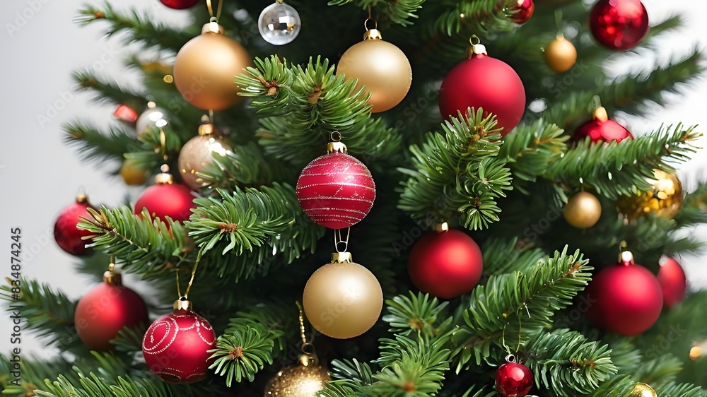 Macro christmas tree background Macro christmas tree background