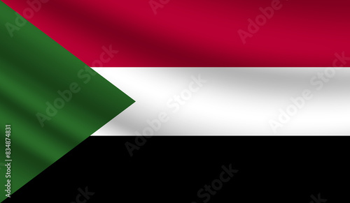 Free Download Sudan National Flag waving Sudani flag 3d - GFXLoad
