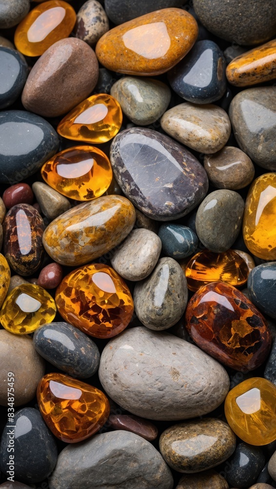 A collection of different colored stones including one that has a large one that says lichen background A collection of different colored stones including one that has a large one that says lichen background