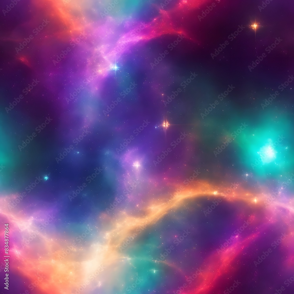 Naklejka premium An electrifying display of abstract colorful lights