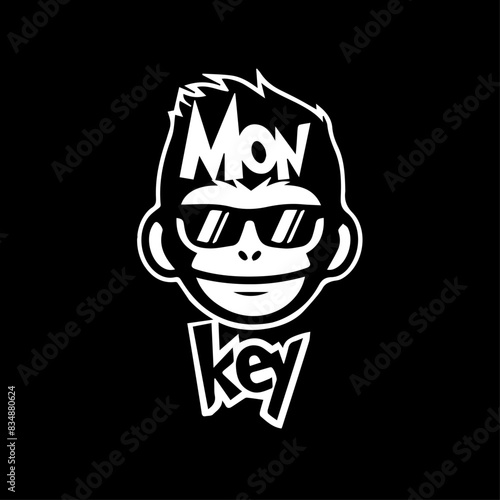 Free Download pop monkey artwork illustration good for t-shirt print - GFXLoad