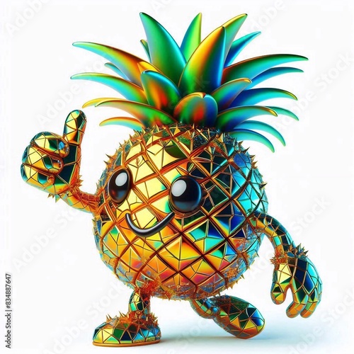 Superheld Ananas photo