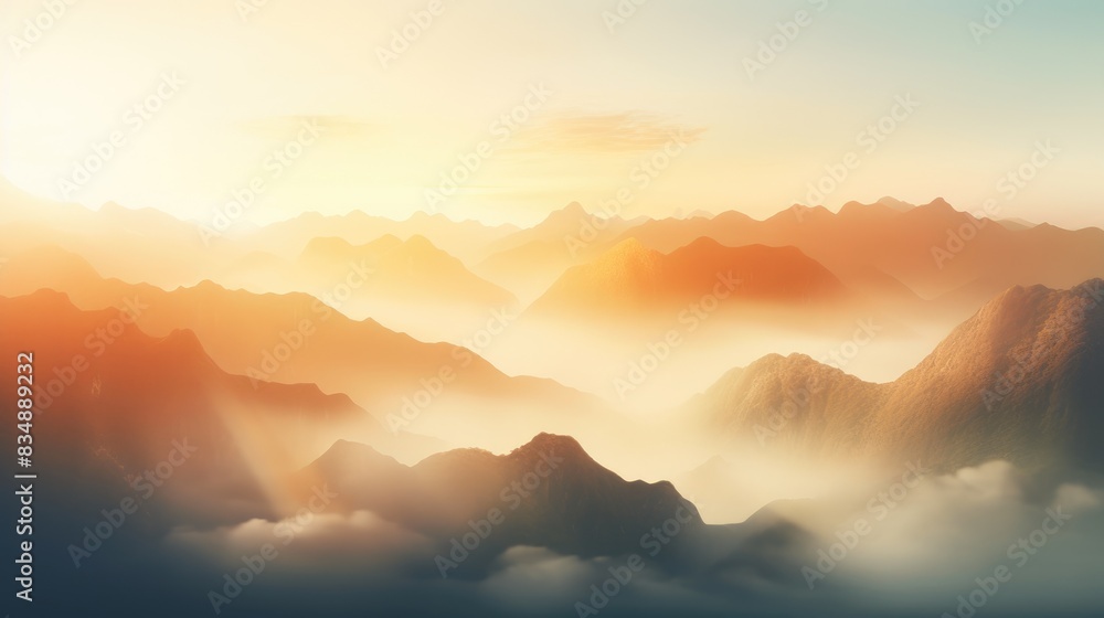 Fototapeta premium Sunrise Spectacle in the Alps