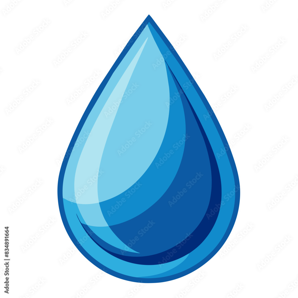 water droplet, icon, vector illustration water droplet, icon, vector illustration