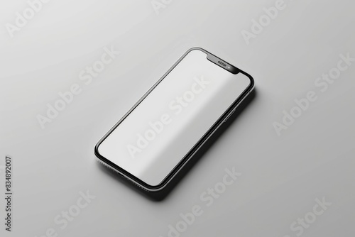 Modern Smartphone Mockup: White Background