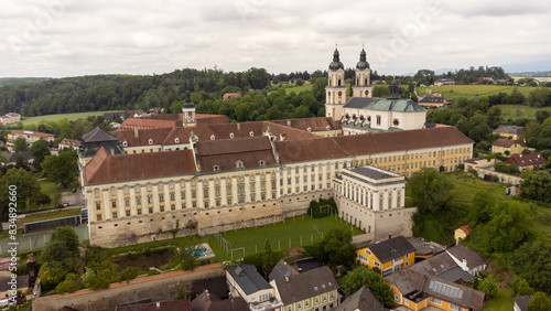 Monastery of St. Florian in Upper Austria, drone shot photo