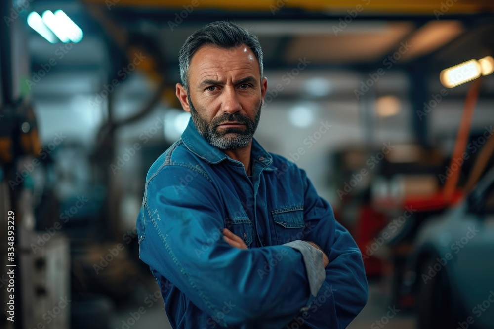Professional Auto Service Center Scene Professional Auto Service Center Scene