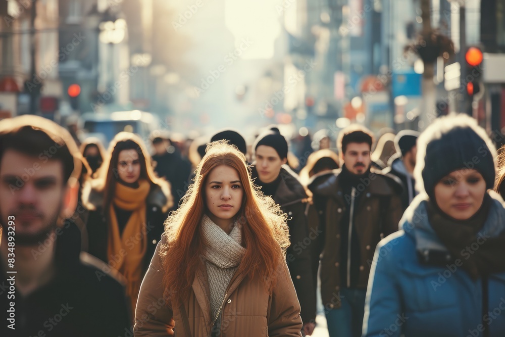Anonymous City Stroll: Emotionally Neutral Mass Anonymous City Stroll: Emotionally Neutral Mass