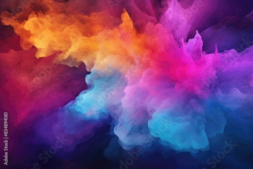 background colored smoke