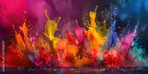 Fluid Frenzy  Capturing the Dance of Pigments