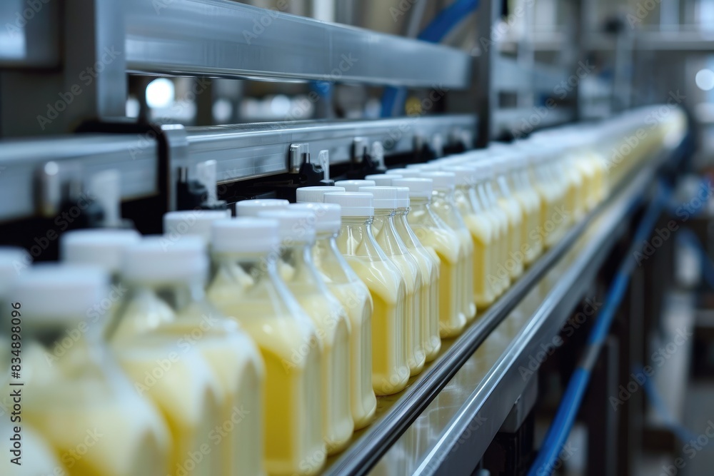 Golden Streams: Dairy Milk Production Line Golden Streams: Dairy Milk Production Line