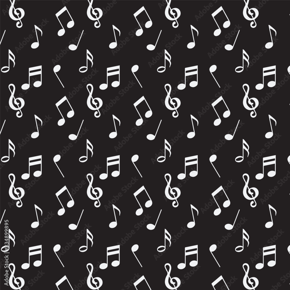 musical notes seamless pattern musical notes seamless pattern