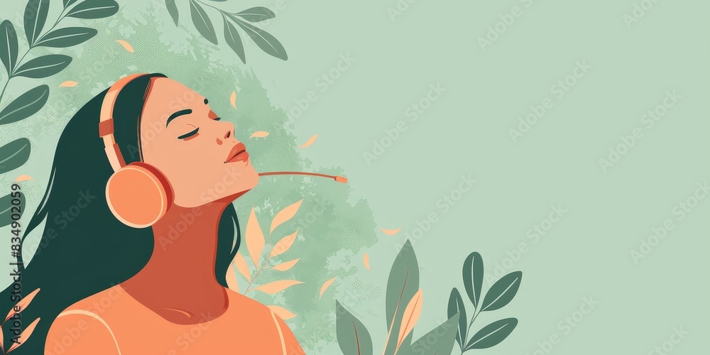 The photo is a drawing of a woman with long brown hair The photo is a drawing of a woman with long brown hair