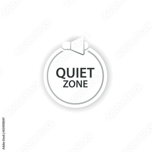 quiet zone text	