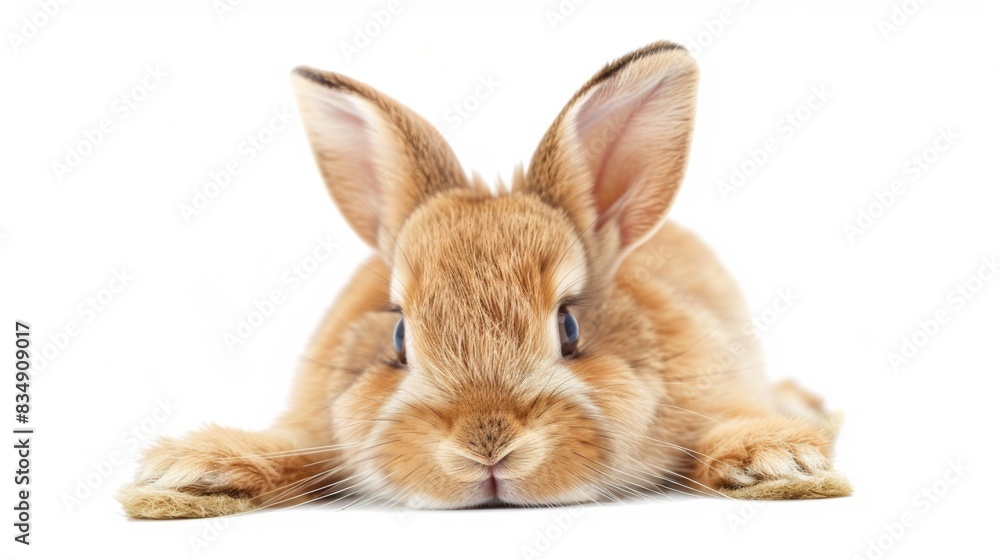 Fototapeta premium Image of rabbit isolated on white background.