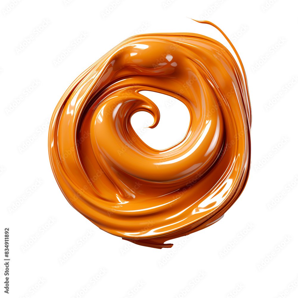 a brown liquid swirl a brown liquid swirl
