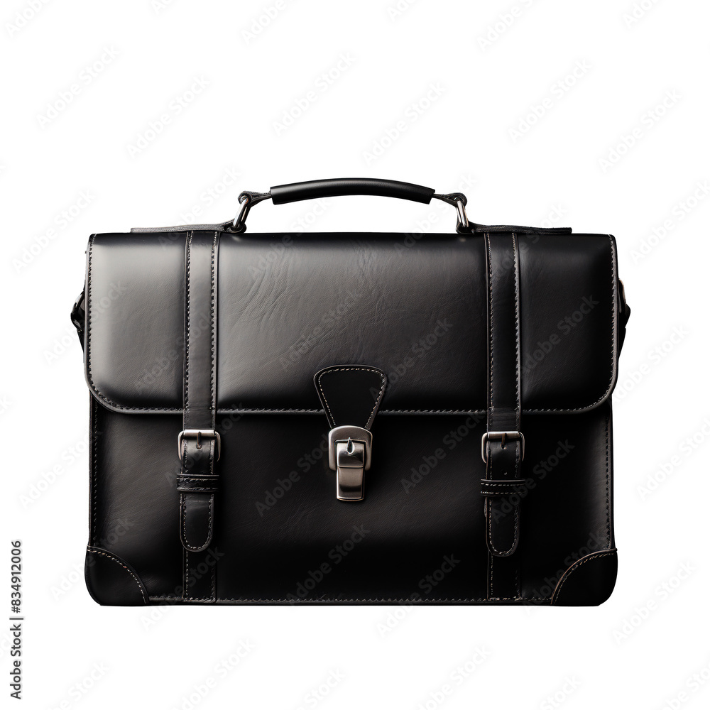 a black briefcase on a gray surface a black briefcase on a gray surface