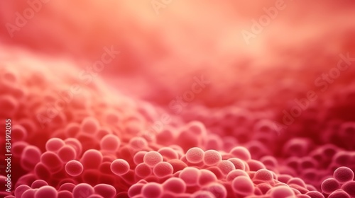 Skin repair moisturizer collagen serum exosome 3d rendering for skincare products