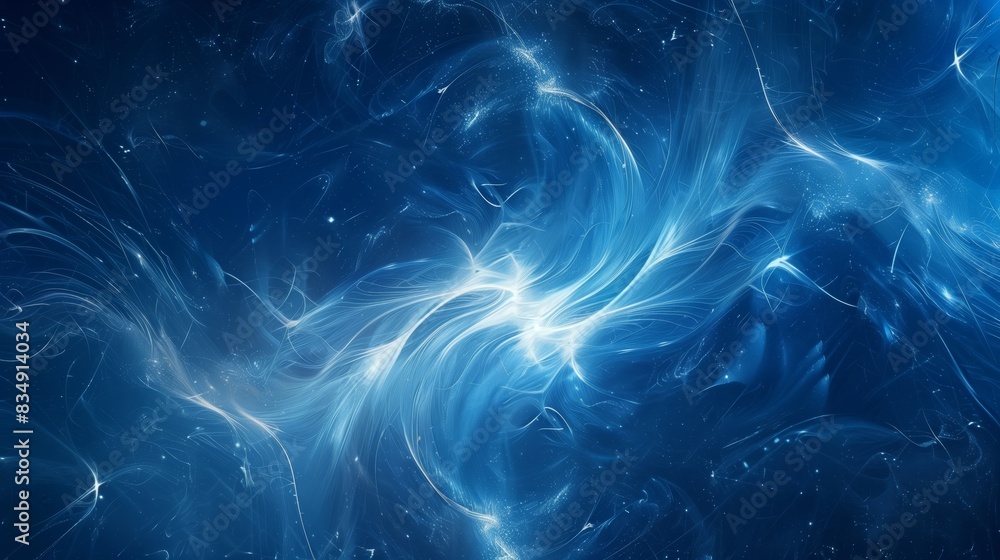 A beautiful background of blue light with energy, glowing in the dark. A beautiful background of blue light with energy, glowing in the dark.