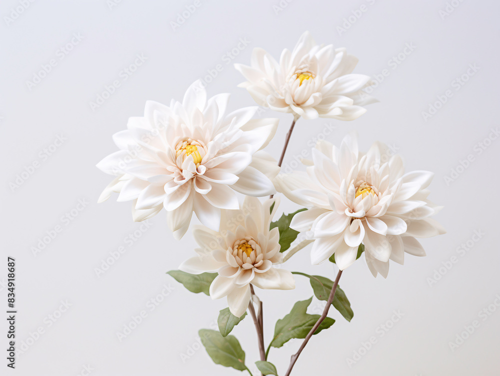 a white flowers with green leaves a white flowers with green leaves
