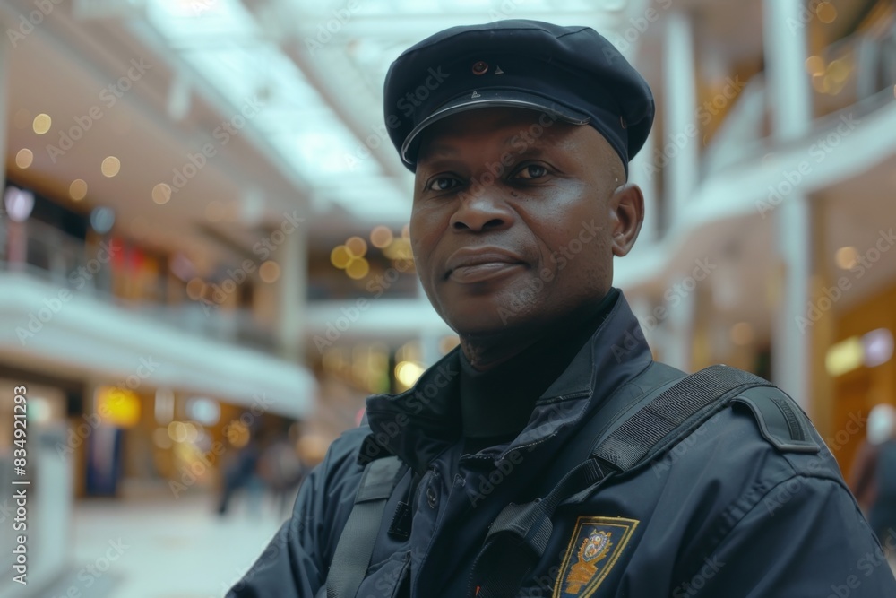 Security guard professional safety patrol man police employee mall safe business protect serve confident authority public space secure guarding agent staff shop convenience store grocery Security guard professional safety patrol man police employee mall safe business protect serve confident authority public space secure guarding agent staff shop convenience store grocery
