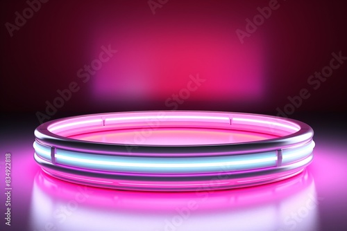 a circular object with lights