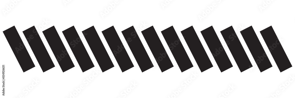 Slash divider. Slash line border. Diagonal parallel lines divider strip. Angle of tilt stripes. Black pattern of footer isolated on white background. 11:11 Slash divider. Slash line border. Diagonal parallel lines divider strip. Angle of tilt stripes. Black pattern of footer isolated on white background. 11:11