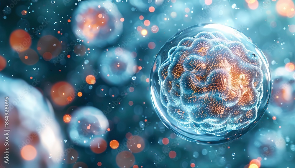 an image of nanoparticles delivering drugs to targeted cells an image of nanoparticles delivering drugs to targeted cells