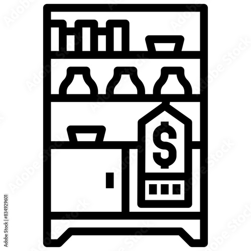 BOOKCASE,furniture,household,bookshelf,storage,sale.svg