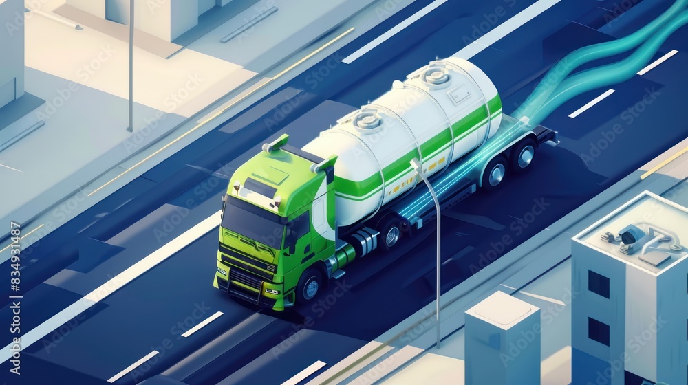 future green hydrogen powered truck h2 future green hydrogen powered truck h2