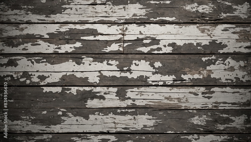 Obraz premium Horizontal vector Illustration of old blank empty white and grey coloured grungy blotched wooden textured effect camouflage backgrounds