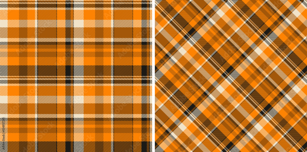 Tartan plaid texture of pattern textile background with a seamless check vector fabric. Set in food colors in rich and royal fashion choices. Tartan plaid texture of pattern textile background with a seamless check vector fabric. Set in food colors in rich and royal fashion choices.