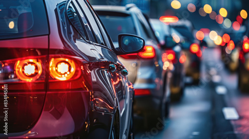 Wallpaper Mural Urban Traffic Gridlock Scene on Major Highway Torontodigital.ca