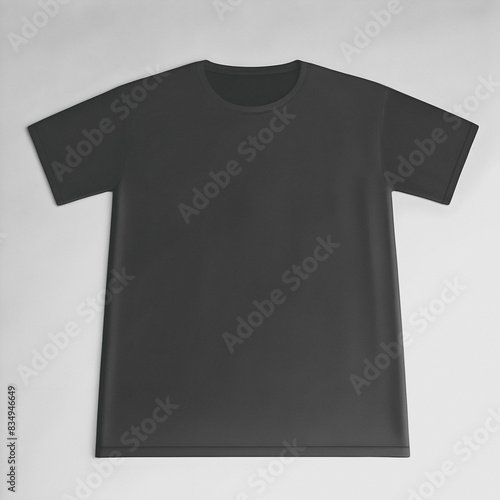 black t shirt mockup