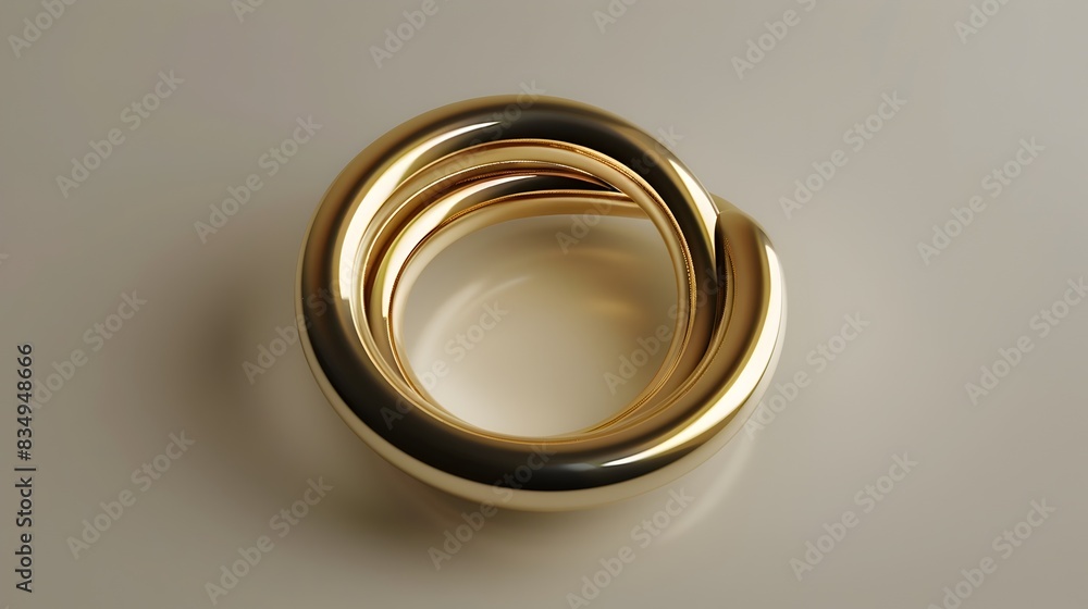 Elegant Gold Metallic Ring with Circular Design for Marriage,Engagement,or Proposal Elegant Gold Metallic Ring with Circular Design for Marriage,Engagement,or Proposal