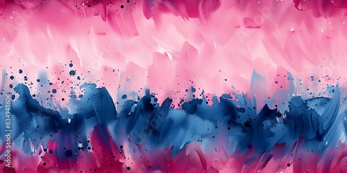 Vibrant Neon Watercolor Splash Pattern for Contemporary Graphic Design photo
