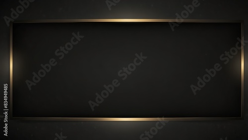 Black background with rectangle light border.