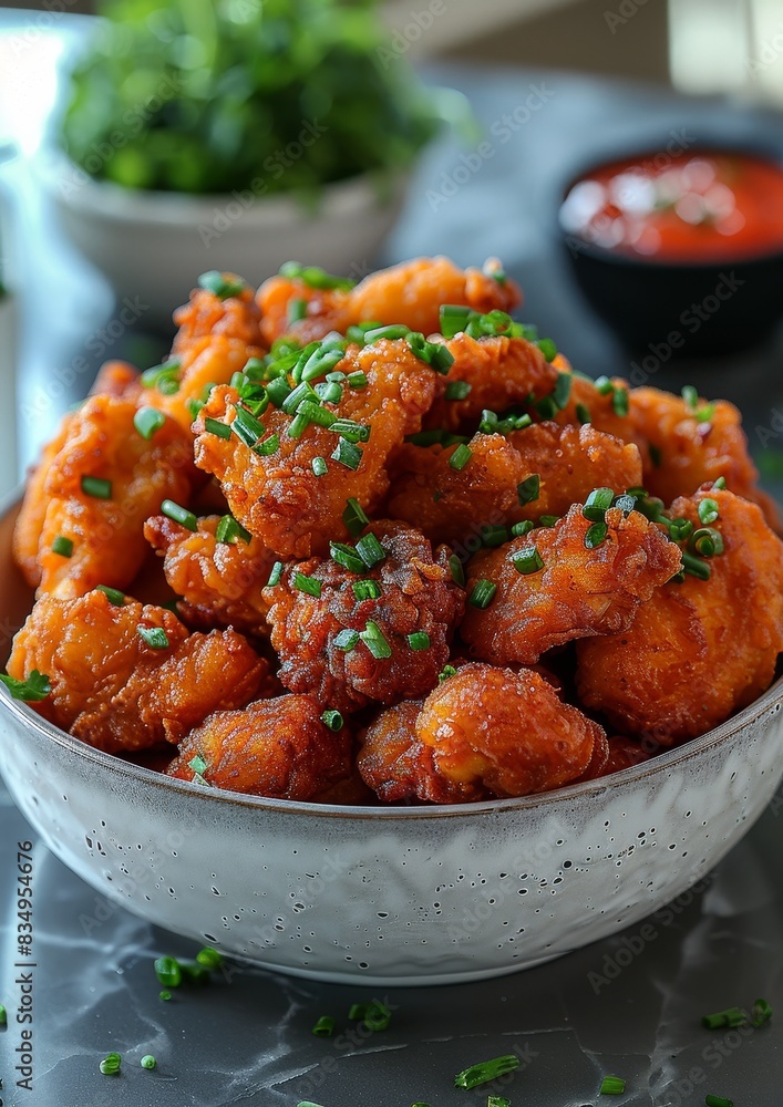 Fried Chicken - Crispy golden-brown fried chicken pieces. Fried Chicken - Crispy golden-brown fried chicken pieces.
