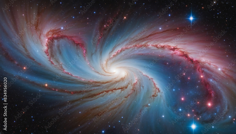 Fototapeta premium Ethereal Starlight Journey through the Celestial Universe