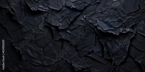 black texture background. Abstract wallpaper design