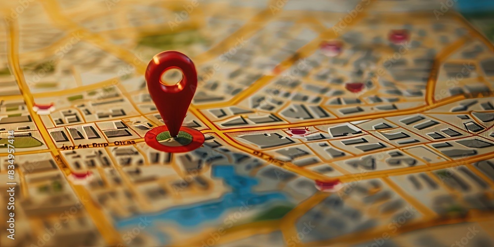 land property lot, map view - land property lot, map view -