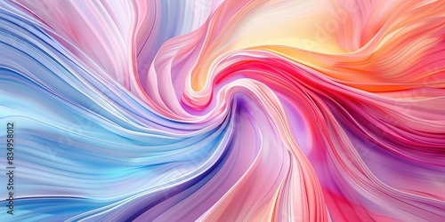 pastel paint swirl