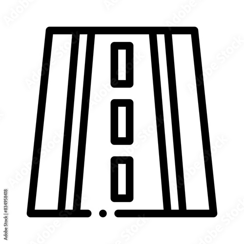 motorway line icon