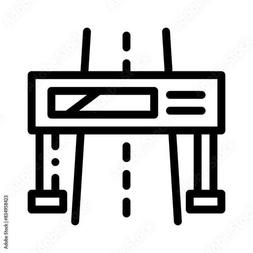 motorway line icon