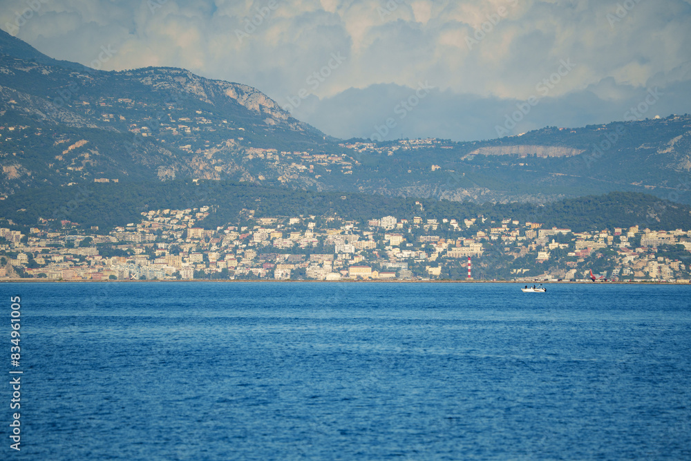 Fototapeta premium Nice, France from the sea