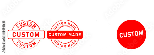 custom rectangle and circle rubber stamp sign for customize original product