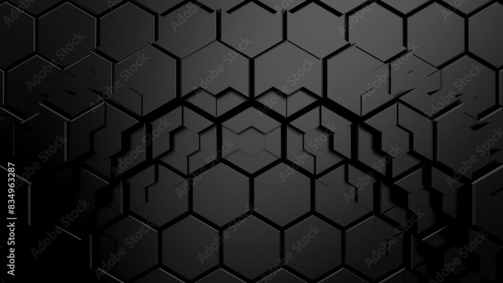 Geometric Shapes Form a Wave. Abstract motion, two color, 3d rendering, 4k resolution
Geometric Shapes Form a Wave. Abstract motion, two color, 3d rendering, 4k resolution