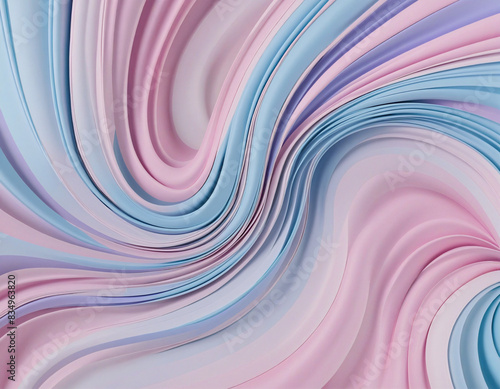 Vivid Pink Geometric Waves Banner Background for Web Business