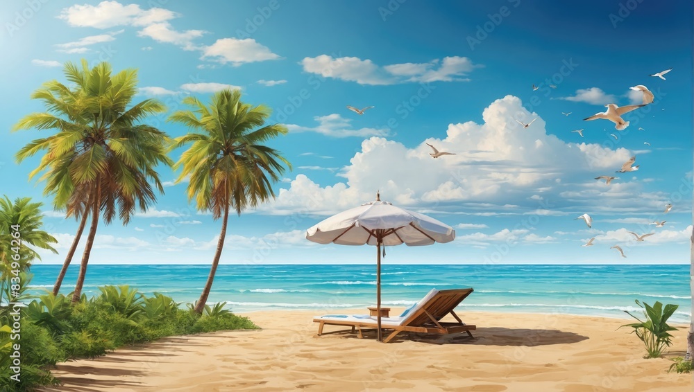 summer vector background with beach illustrations for banners, cards, flyers, social media wallpapers, etc. summer vector background with beach illustrations for banners, cards, flyers, social media wallpapers, etc.